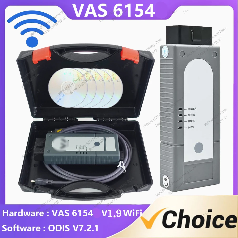 HOT SALE - VA-S 5054/6154 V1.9 Car Diagnostic Tool OD-IS V7.2.1 Programming interface Maintenance updatable WiFi Latest Version