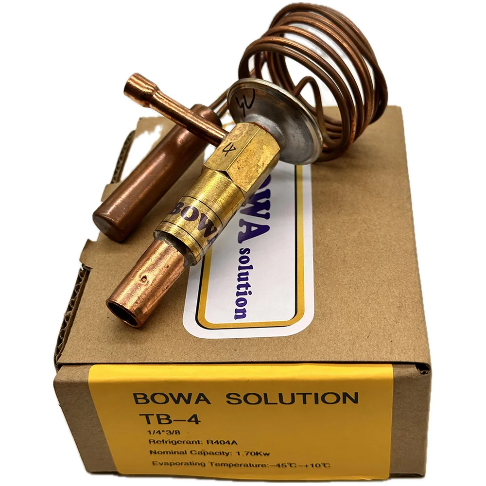 Das kompakte Wärme ausdehnung ventil (tev oder txv) mit 1,6 kW, r404a entspricht 10cc/rev lbp-Kompressoren wie secop/danfss sc10cl