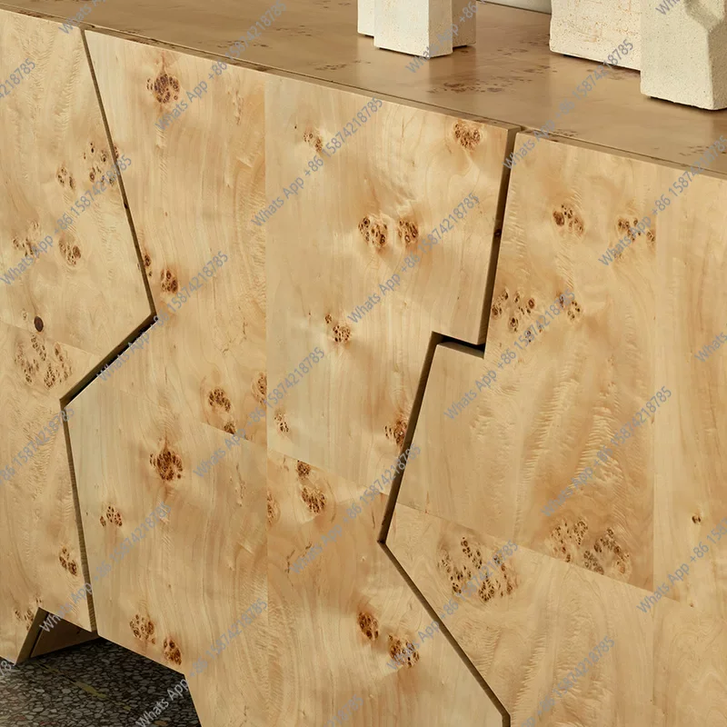 Armário decorativo lateral de jantar medieval retrô italiano, armário nórdico, armário lateral de tv, simples e moderno