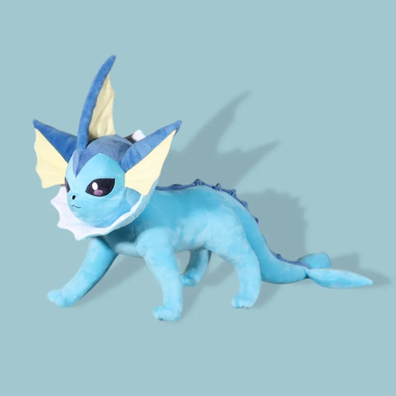 Cute pokemon Plush Vaporeo Characters Kawaii Large toy High Quality Stuffed Animals doll Children's Birthday Gifts