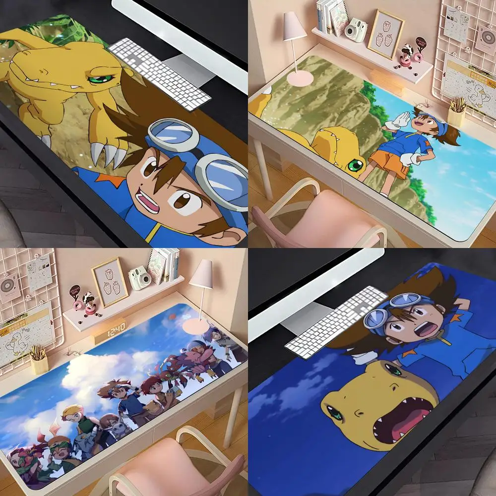 Anime D-Digimon A-Adventure Mouse Pad Anime Game Mouse Pad Computer Desk Pad Office Carpet Laptop Mouse Pad