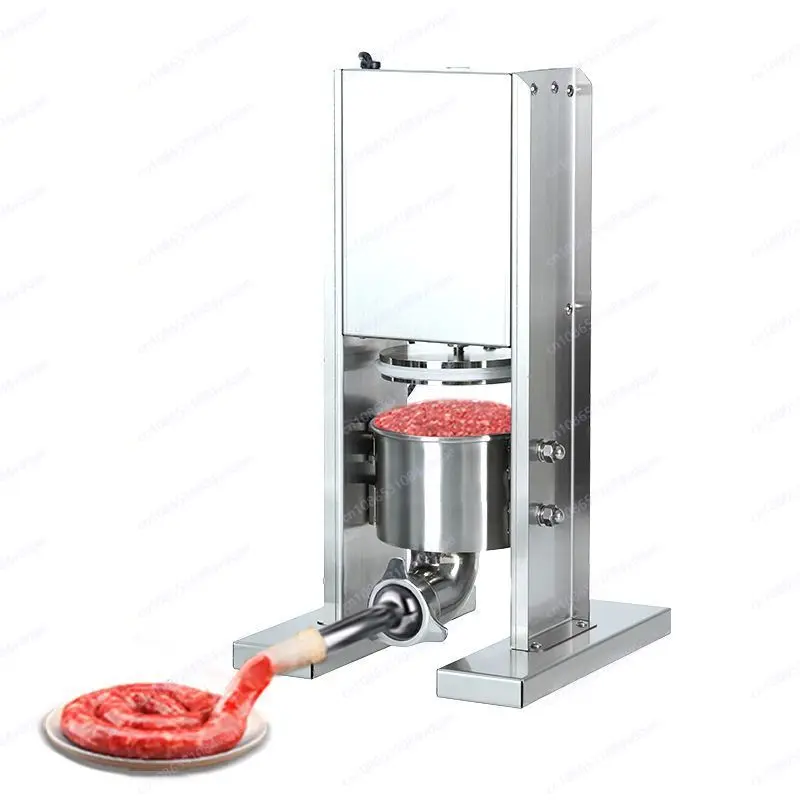 

Новая коммерческая машина для клизмы из нержавеющей стали, электрическая машина для наполнения колбас, машина для наполнения колбас в столовой