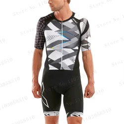 zxuful New Men's Triathlon Outdoor Cycling Jersey MTB Triathlon men Bike Skinsuit Sports suit Ciclismo Cycling Clothes Jumpsuit
