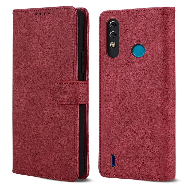 For ITEL A56 Pro ITEL A56 Leather Phone Case For ITEL A56 A56Pro PU Flip Leather case Deformable Stand Mode