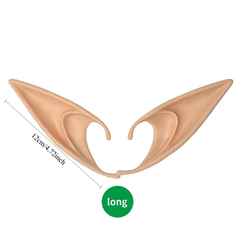 Halloween Elf Ears Cos Props Avatar Elf Ears Vampire Dentures Goblin Fake Ears Fox Ears Lolita Cat Ears Cosplay Accessories Ears