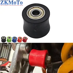 8mm 10mm Drive Chain Roller Pulley Wheel Slider Tensioner Wheel Guide For Street Bike Enduro Motorcycle Motocross ATV CRF CR XR