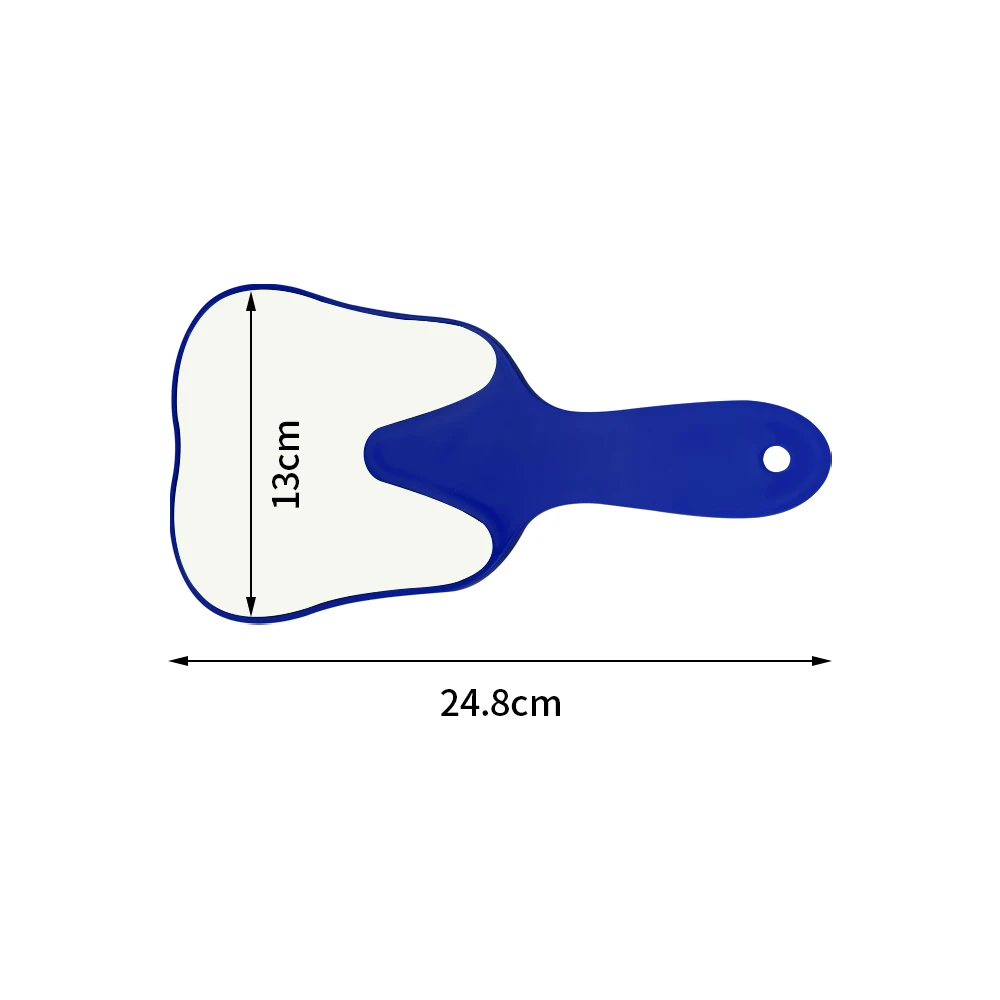 Multi-Color Handheld Mirror Dental Tooth Shaped Mirrors Unbreakable Plastic Mouth Checking Tooth Examination Inspection Oral