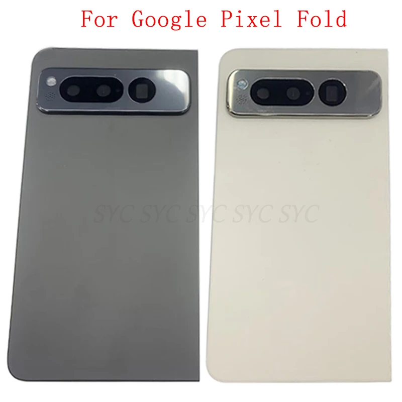 

Original Battery Cover Rear Door Case Housing For Google Pixel Fold Back Cover with Camera Lens Logo Repair Parts