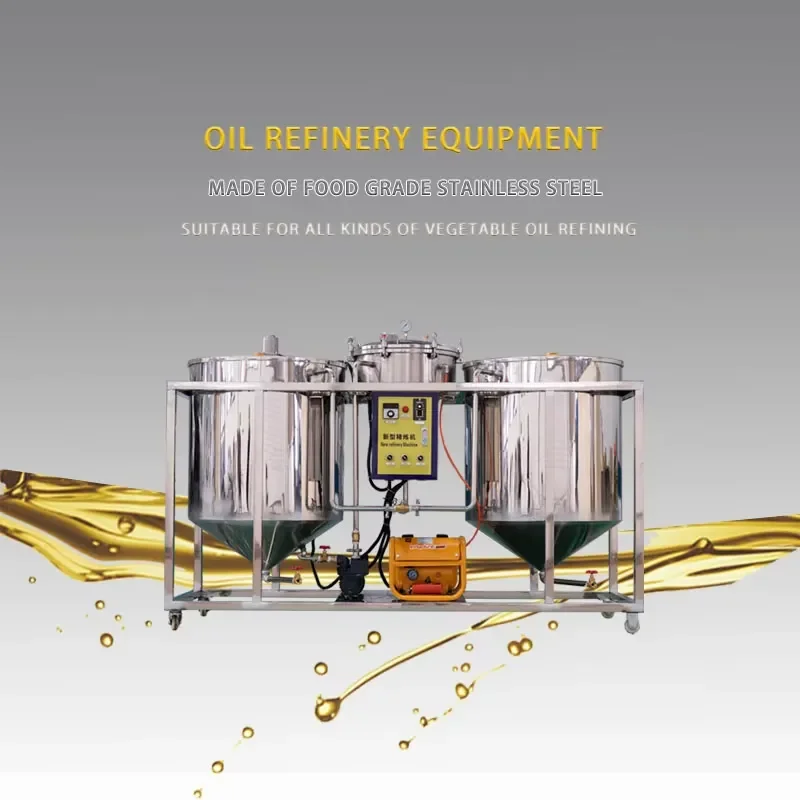 Small Scale Palm Oil Cocoa Butter Oil Deodorizer Refinery Machine
