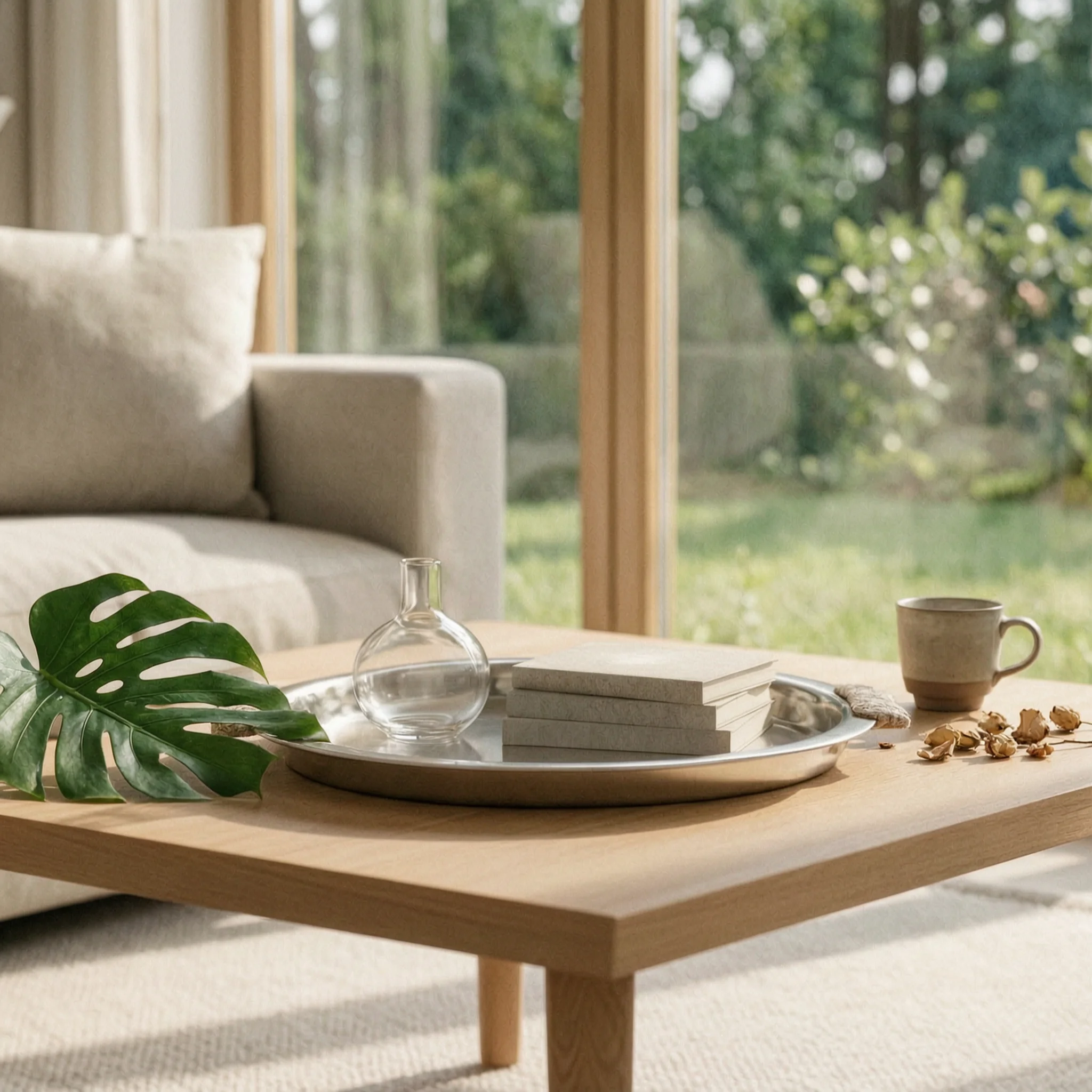 Serving Tray with Handles Decorative Tray with Handles Formal Reflective for Hosts, Home Bar, Table Display