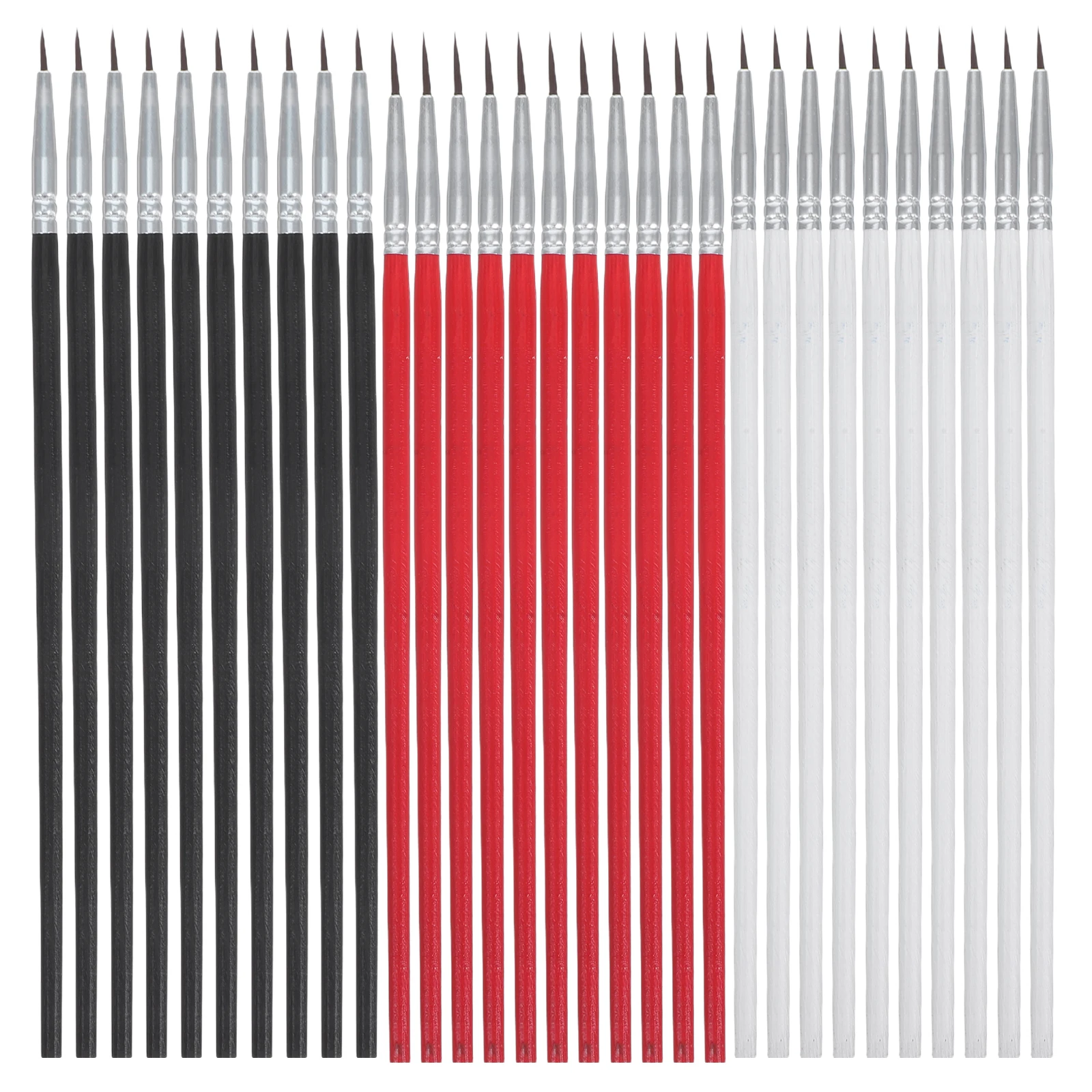 

30pcs Hook Pen Watercolor Paint Brush Fine Liner Detail Mini Pencil Supplies Craft Tools Creative Accessories