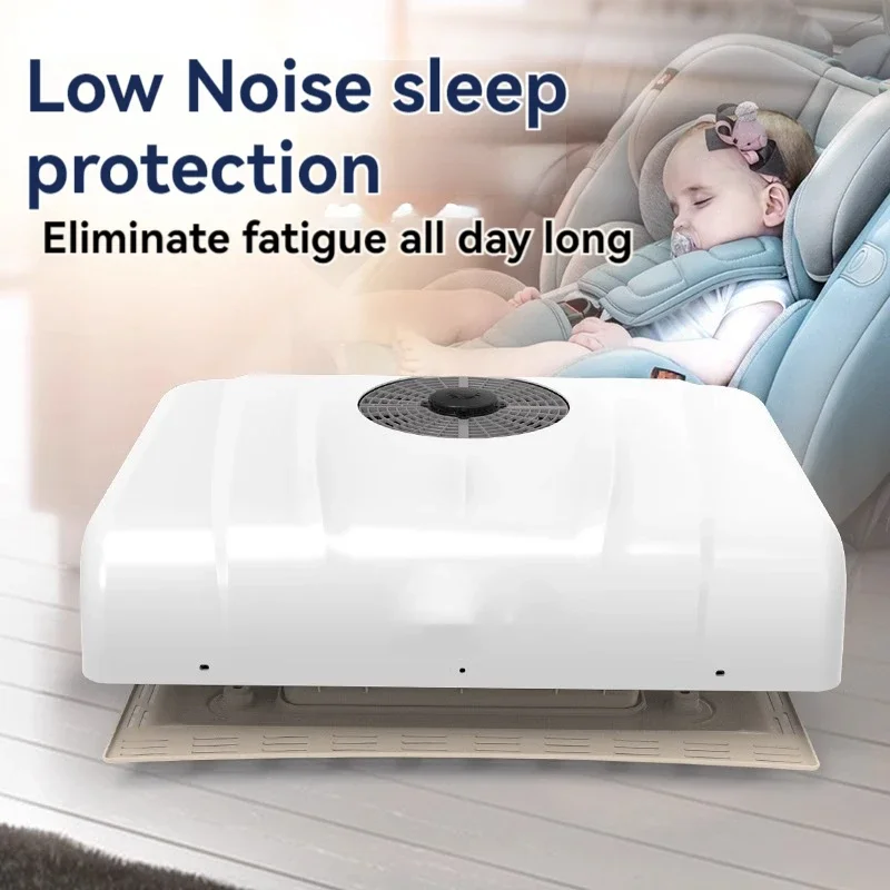 

Кондиционер для парковки грузовиков Верхнее универсальное холодильное оборудование 24 В 12 В Преобразование частоты Бесшумный модернизированный автомобиль RV