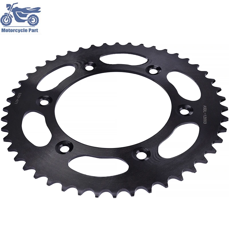 Motorcycle 520 47T Rear Sprocket For HONDA CR125 CRF450R CR500R XR400R XR250R XR650R CRF250 CRF230R CRF450R CRM250R CRM F 250 R