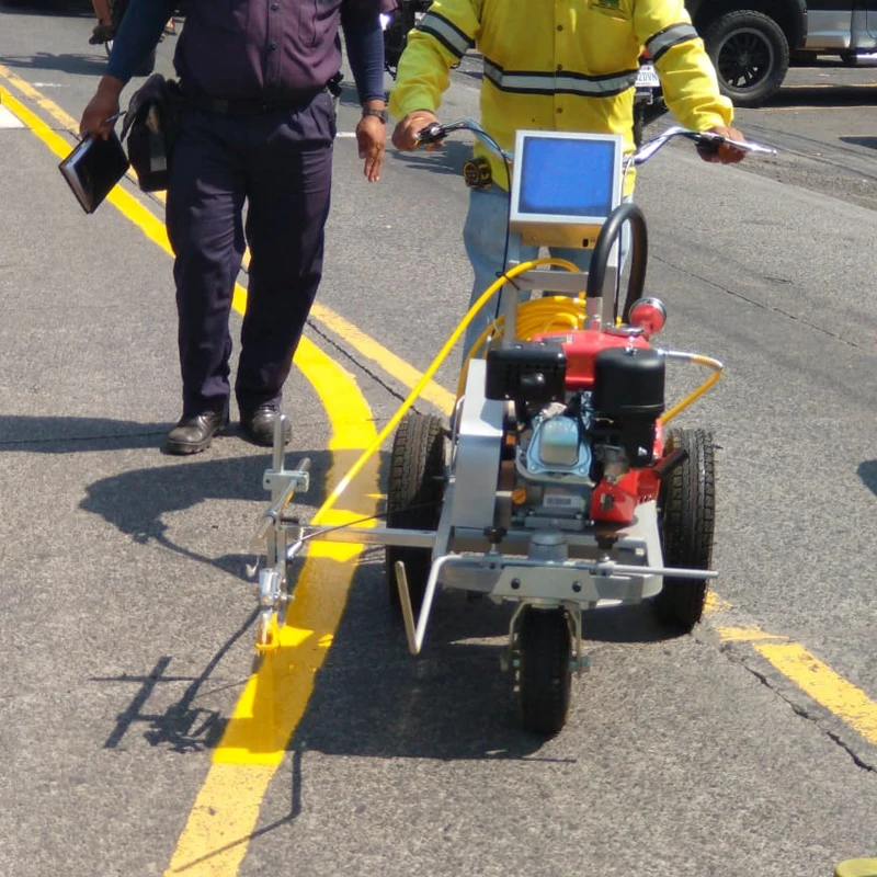 Cold Paint Removal Road Marking Spray Paint Machine