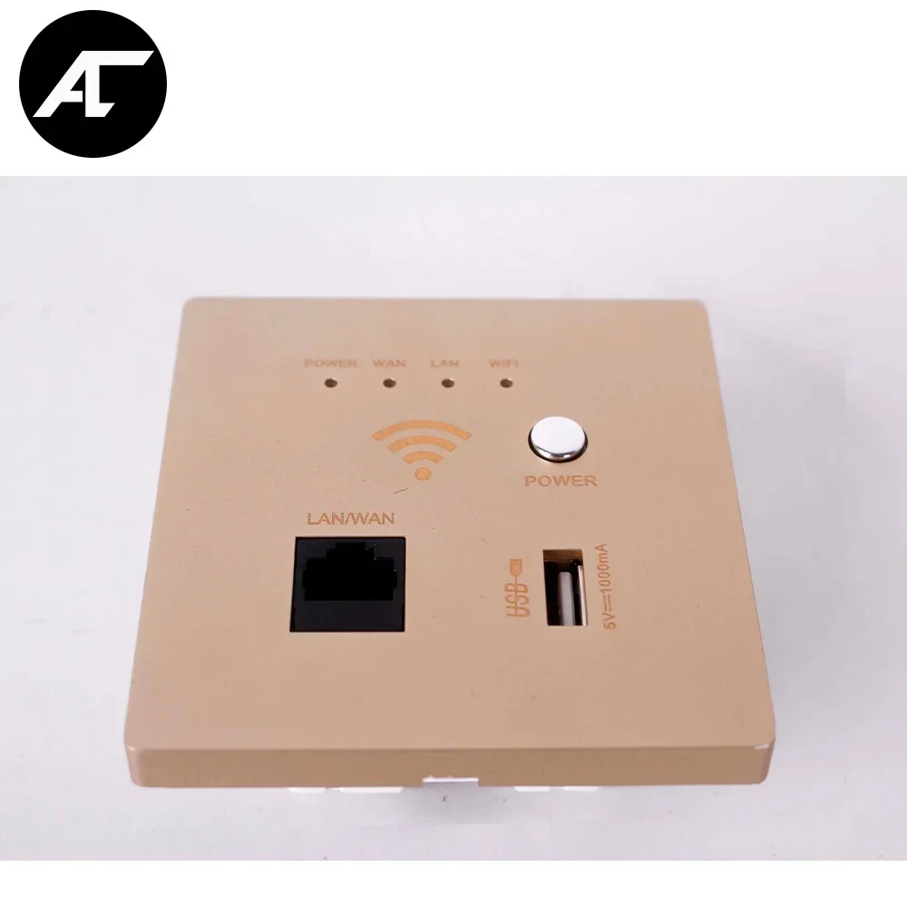 Embedded Wall WIFI AP Router 300Mbps Relay Wireless Smart Electric USB Socket 90-260V Power Charger Outlet 86mm Support Rj45