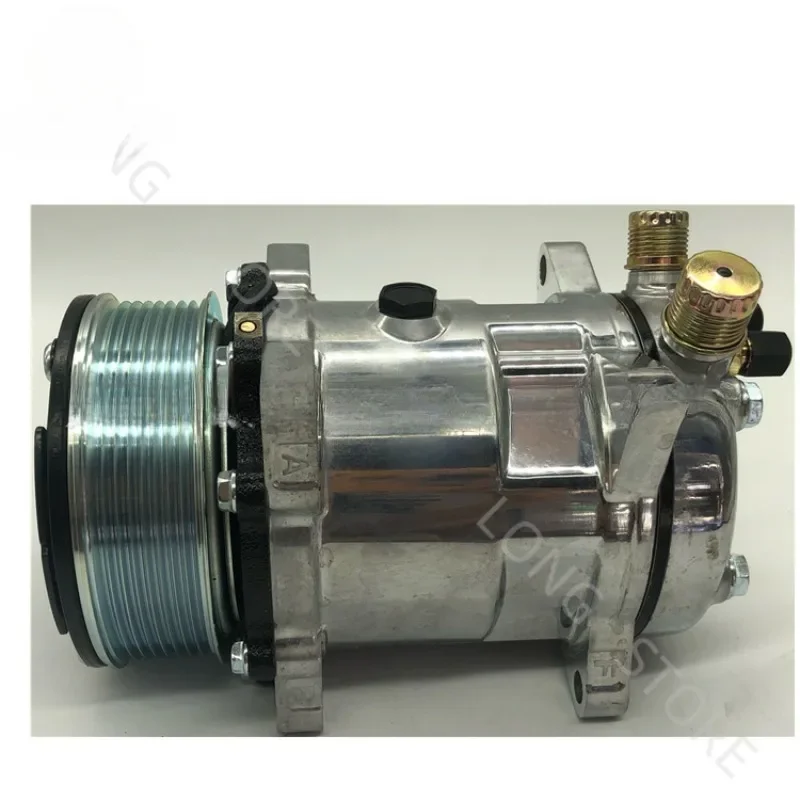 Suitable for Sandian Series Automotive Air Conditioner SD-508 Compressor Parts 5H14 Upper Out R134