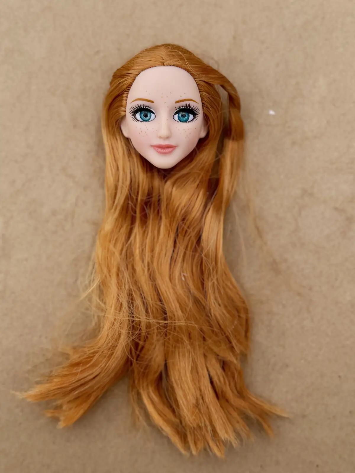 MC2 رؤساء دمية المفاصل الهيئات الصلبة الأبيض عارية بني داكن لون البشرة الفتيات رئيس الجسم الاطفال DIY بها بنفسك اللعب هدايا عيد الميلاد #6