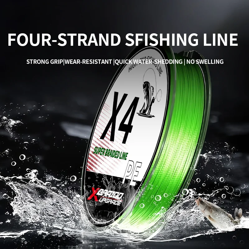 

X4 PE fishing line is suitable for both saltwater and freshwater fishing,. It is recommended as a gift for various festivals.