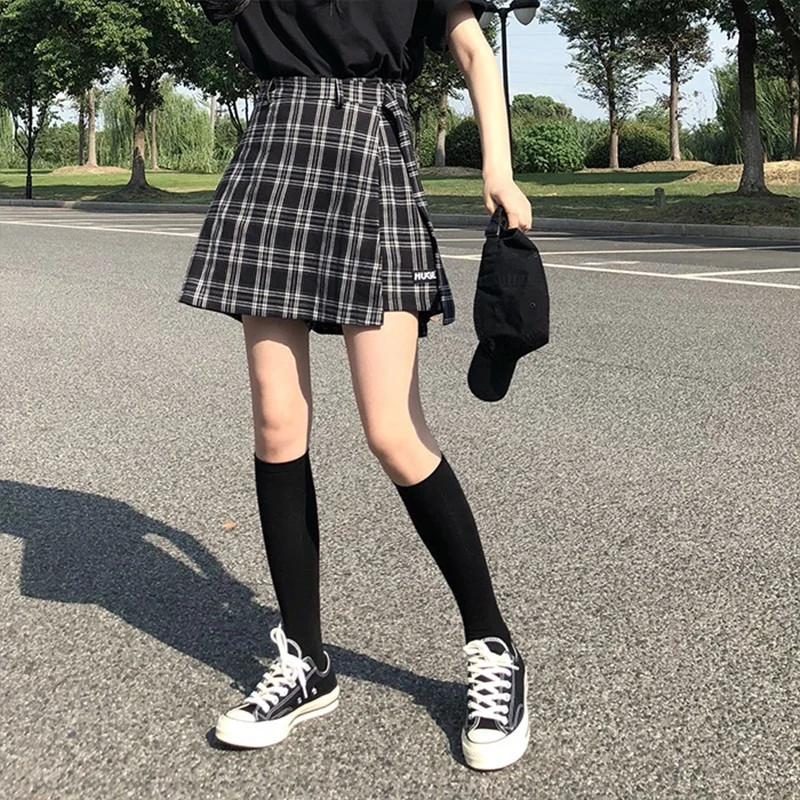 Fall/Winter High Waist Shorts Skirt 2023 New Women\'s Korean Style Girls School Style Children\'s Thin A-line S-XL Shorts Skirts