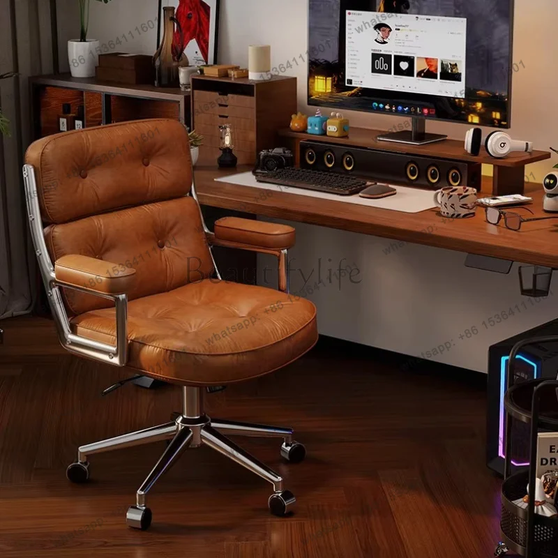 Computer Designer Office Chair Nordic Comfortable Lightweight Backrest Office Chair Relaxing Luxury Mobilya Trendy Furniture