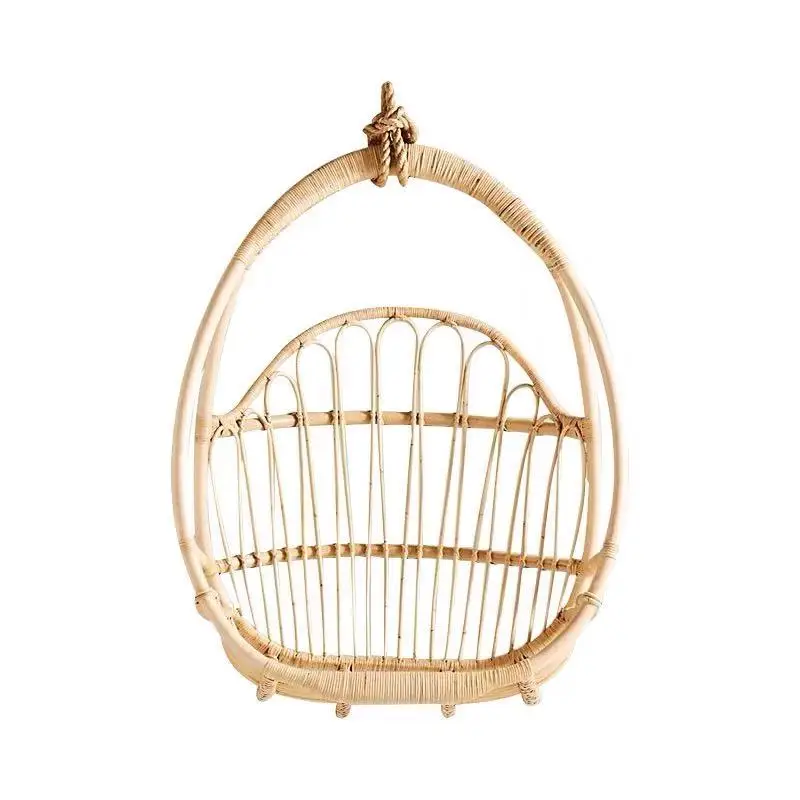 Outdoor Single Seat Garden Furniture Rattan Patio Swings Hanging Egg Chair