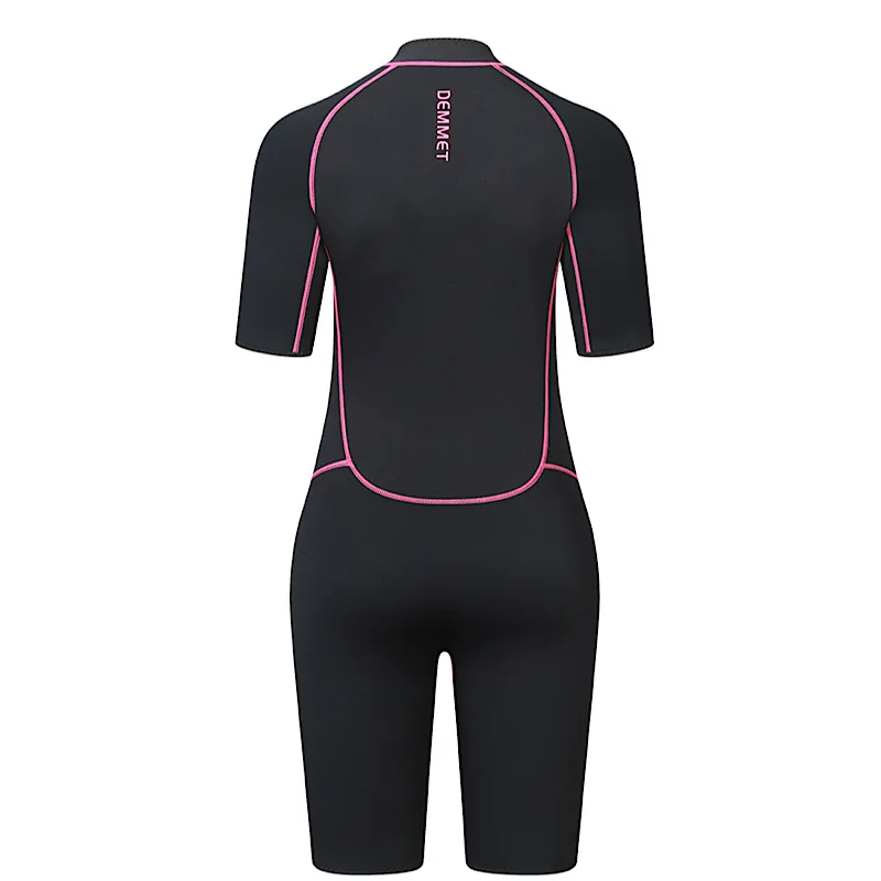 NEW Neoprene Diving suit 1.5MM Men Women Short-sleeved Wetsuit One-piece Swimsuit Swimming Surfing Snorkeling Keeping Warm