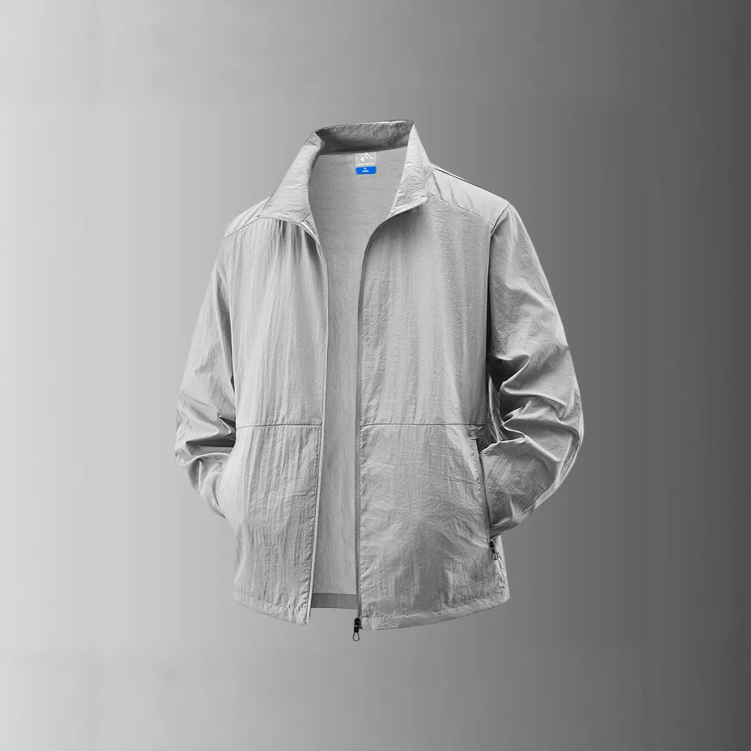 

Новая мужская солнцезащитная одежда, летняя спортивная одежда на открытом воздухе, быстросохнущая одежда, легкая повседневная свободная мужская одежда большого размера