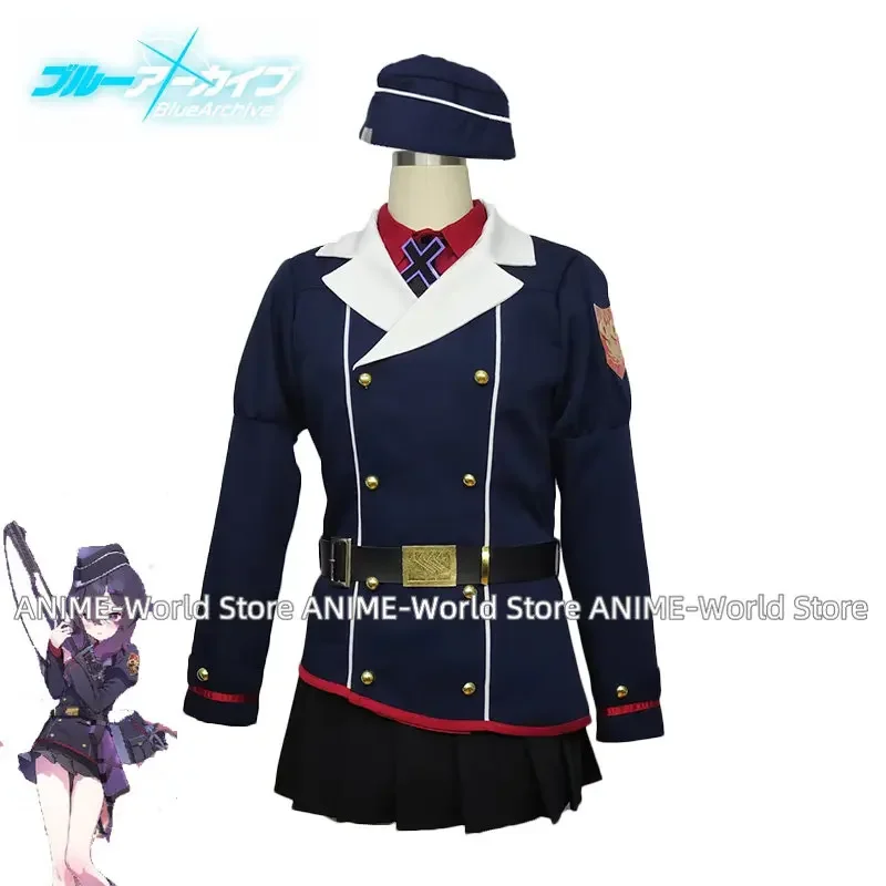 

Game Blue Archive Haruka Cosplay Costume Women Cute Dress Suit with Hat Halloween Carnvial Uniforms Anime Clothing Custom Made