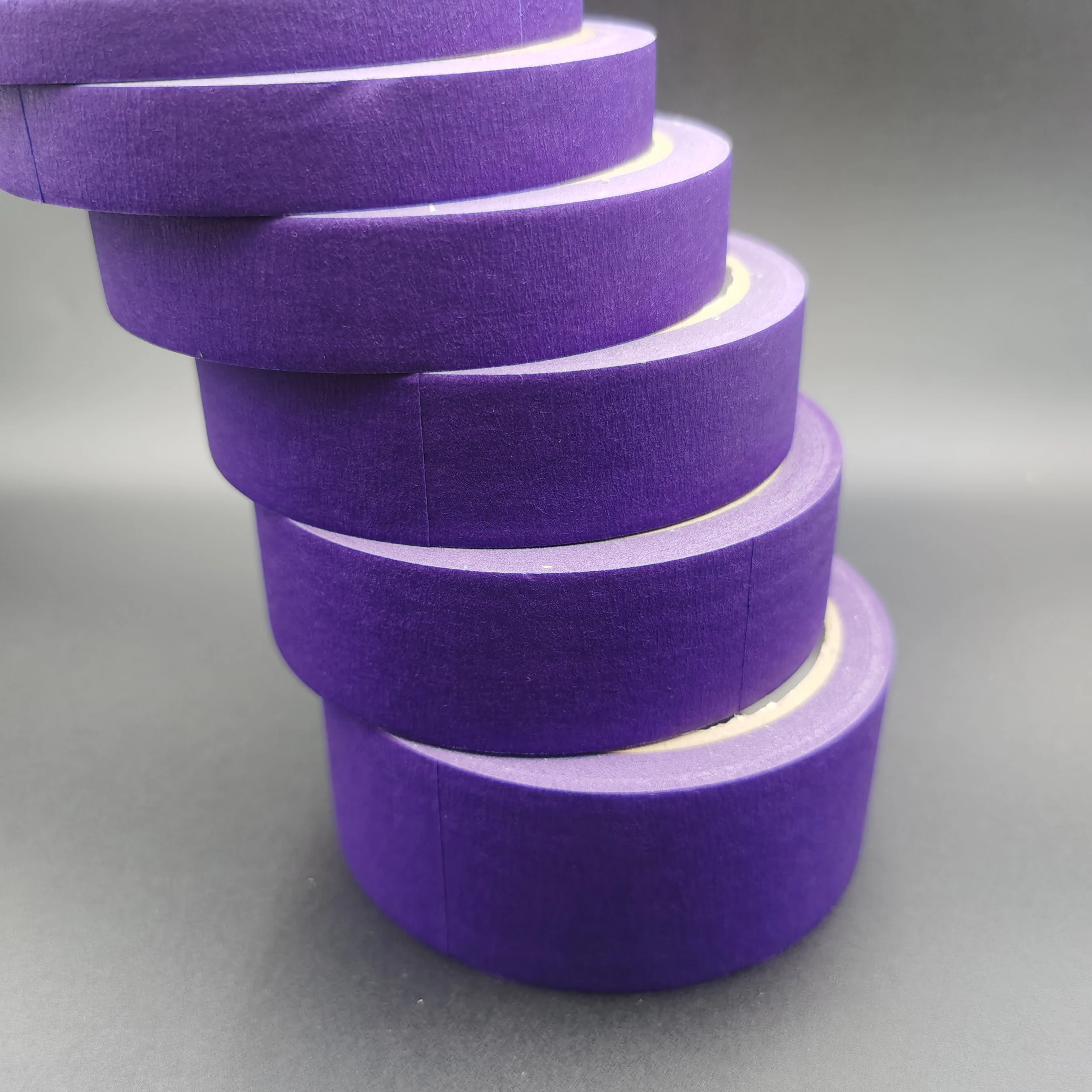 Purple Masking Tape , Easy Peel & No Transfer for DIY Crafts, Model Making & Decorations - Durable, High-Temperature Resistant