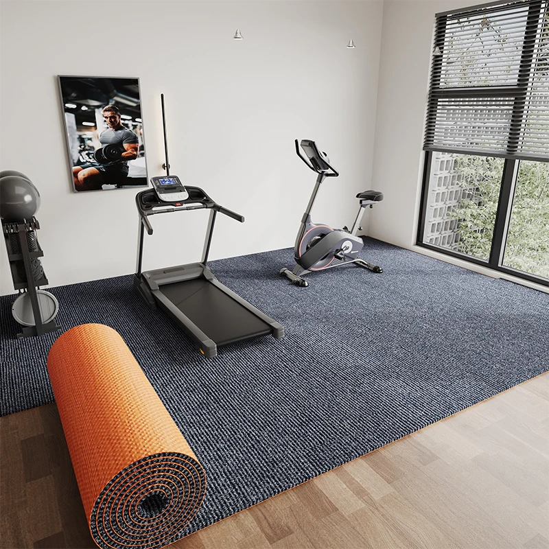 

Treadmill Shock-absorbing Floor Mat Home Fitness Yoga Elliptical Meter Spinning Bike Soundproof Shockproof Thickened