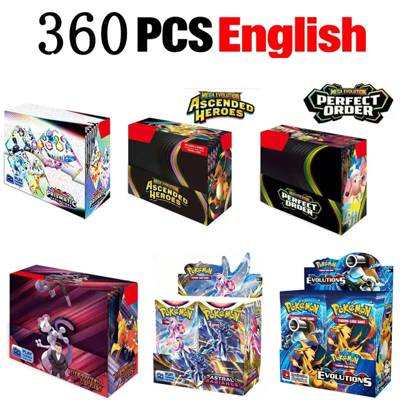 # # Pokémon Mega Evolution Série PERFECT ORDER Coffret Booster Bundle Cartes à Collectionner Holo Rares pour Joueurs Pokémon TCG