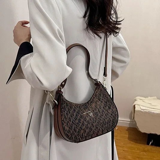 Underarm Bag 2024 New Style Trendy French High-end Niche Moon Bag Single Shoulder Half-moon Bag Women\'s Crossbody Bag