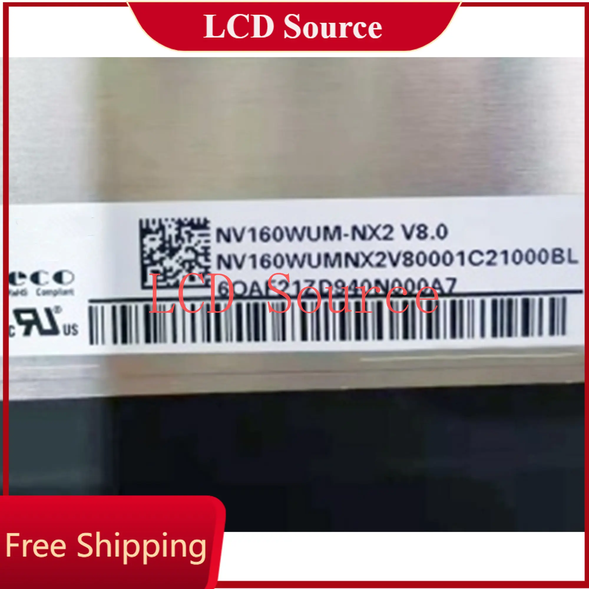 

NV160WUM-NX2 Panel Replacement 1920X1200 16.0" Laptop LCD LED Screen