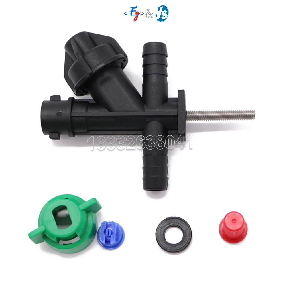 Discount Single/Double Head Agricultural Plant Protection Machine Sprayer Nozzle Fan-shaped Anti-drip Garden Irrigation Parts