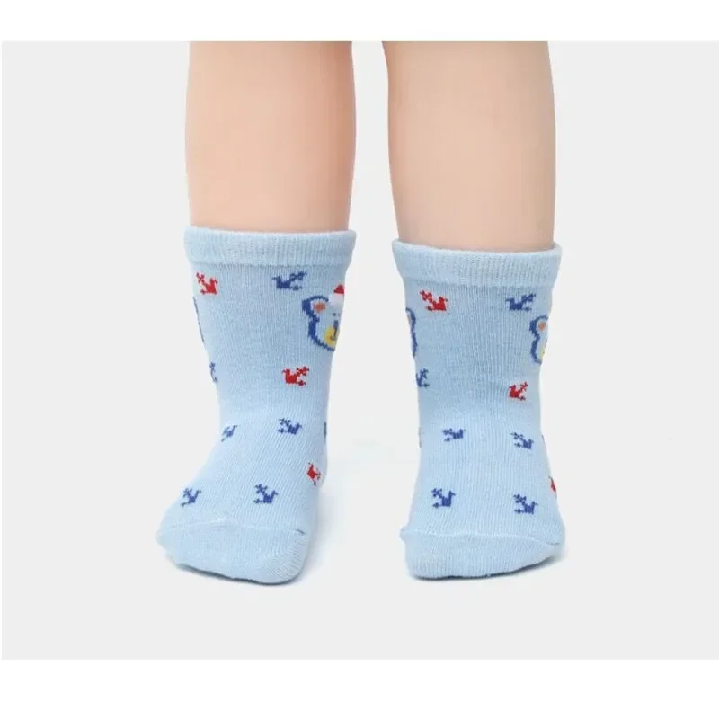 Chaussettes coordonnantes Cartoonbaby pour enfants, bébés garçons, 1 à 3 ans, lot de 5 paires