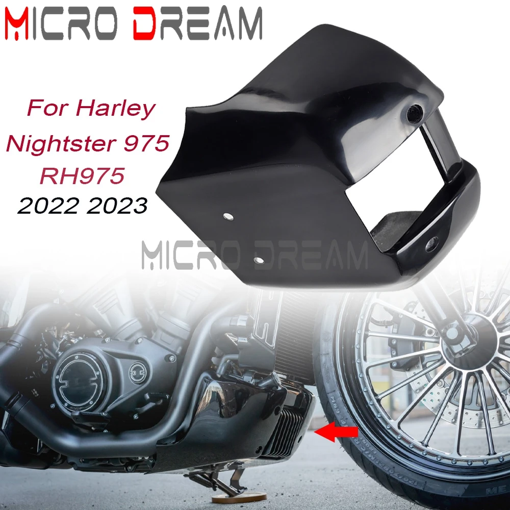 

Для Harley Nightster 975 RH 975 RH975 2022 2023 мотоциклетная Передняя Нижняя крышка радиатора защитные накладки на подбородок брызговик крышка GRP