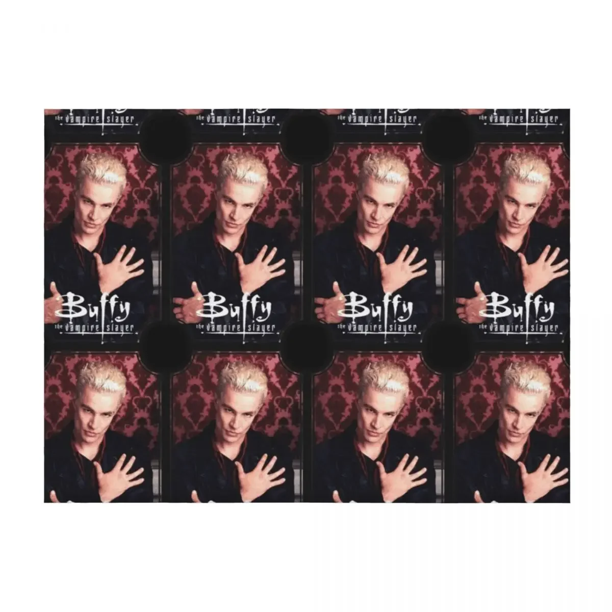 

BUFFY - SPIKE Throw Blanket Furry wednesday Decorative Sofas Flannels Blankets