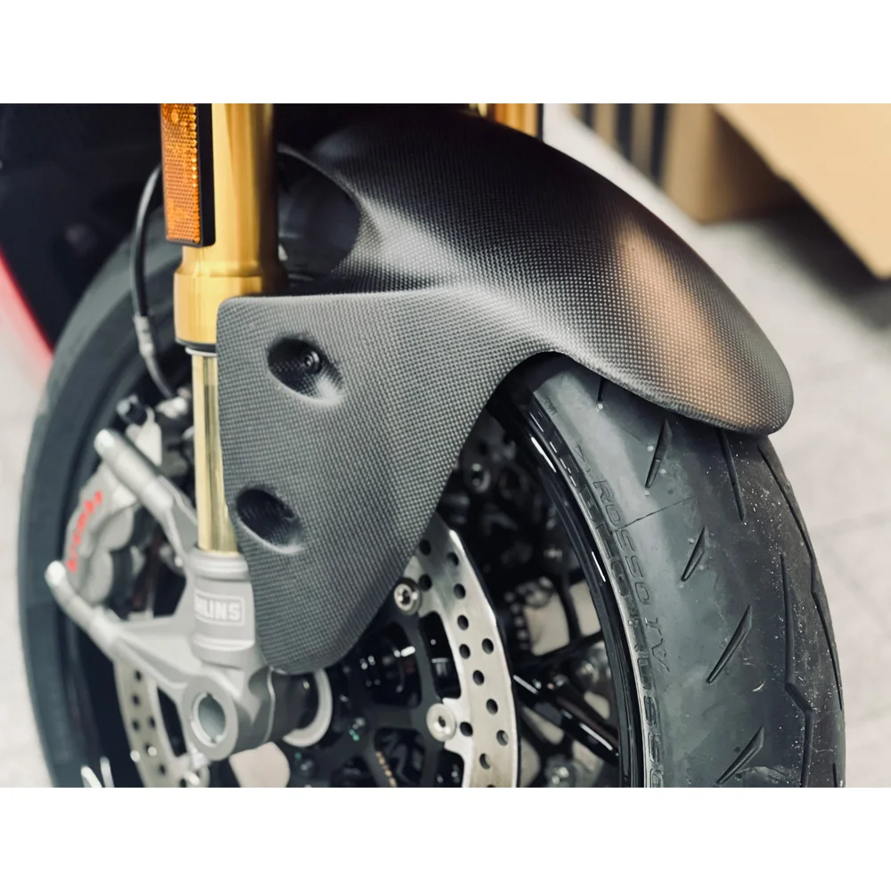

Новинка для PANIGALE V2/V2 2025: Защитный кожух переднего крыла из настоящего карбона для мотоцикла