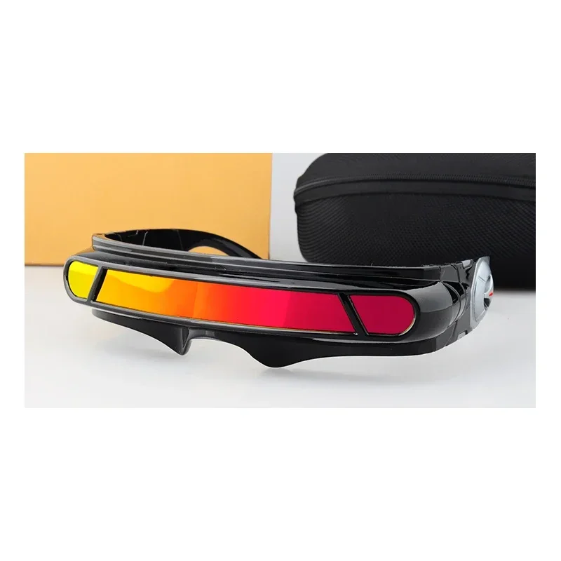 X-Man Sunglasses X-Men Cyclops Cosplay Polarized Sunglasses for Men Women Memory Material Shield Designer Sunglasses
