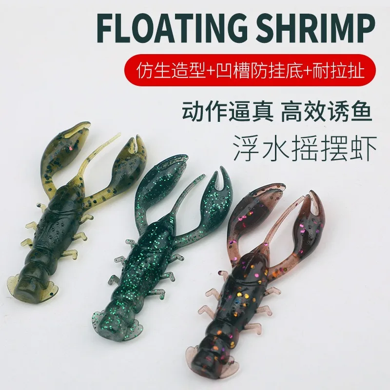 Swolfy Señuelos Flotantes de Silicona – Jig Wobbler para Lubina - imagen 5