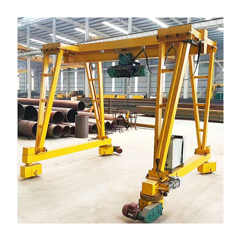 

2T3 ton 5-ton universal mobile gantry crane, heavy lifting, simple gantry crane, electric lifting, mobile gantry crane
