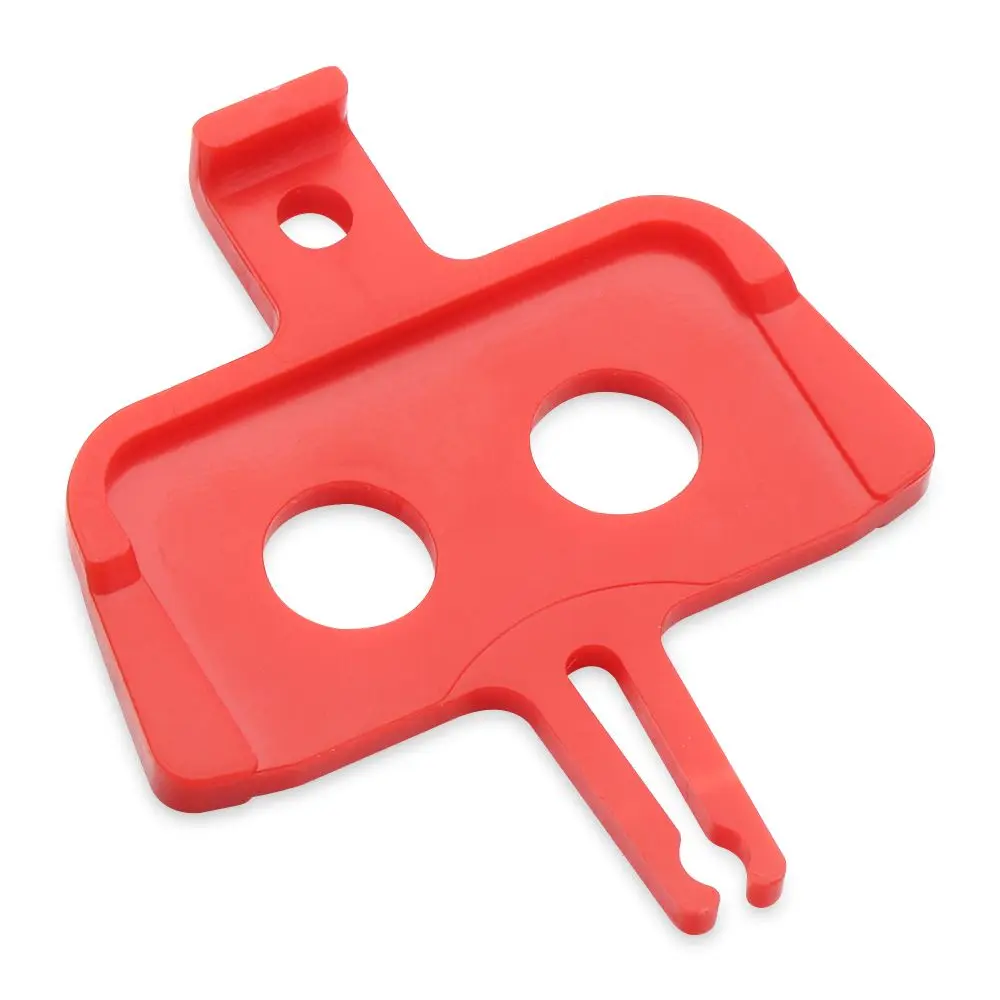 1/5pcs Plastic MTB Bike Parts Red Brake Pads Hydraulic Disc Bicycle Brakes Spacers Spacer Instert