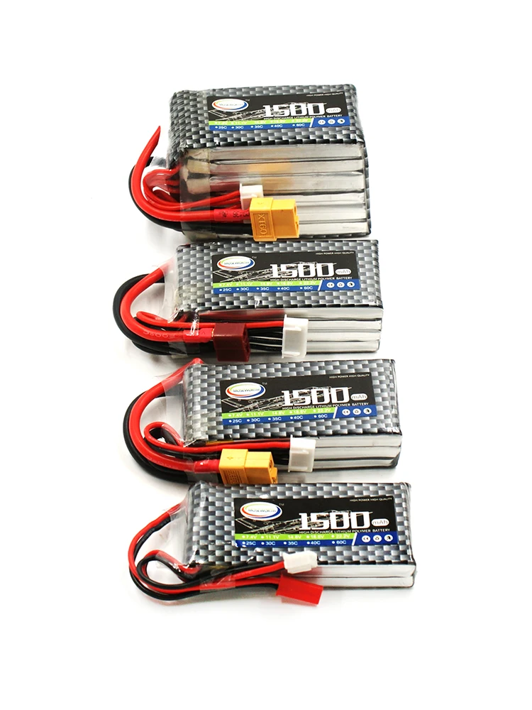 2S Lipo Battery 7.4v 1300mah 1500mah 1800mah 2200mah 3000mah 4200mah 5200mah JST/XT60/T 30C RC Parts 7.4v Battery