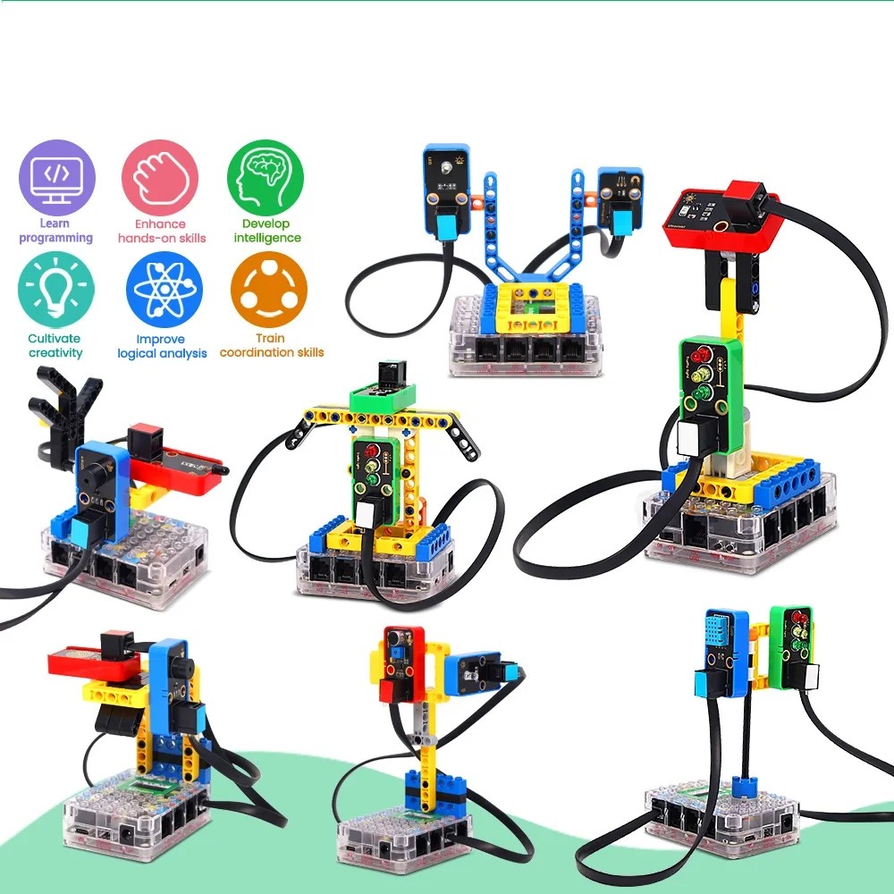 

Kidsbits STEM Electronic Building Blocks Mini Meteorological Station Kit For Arduino