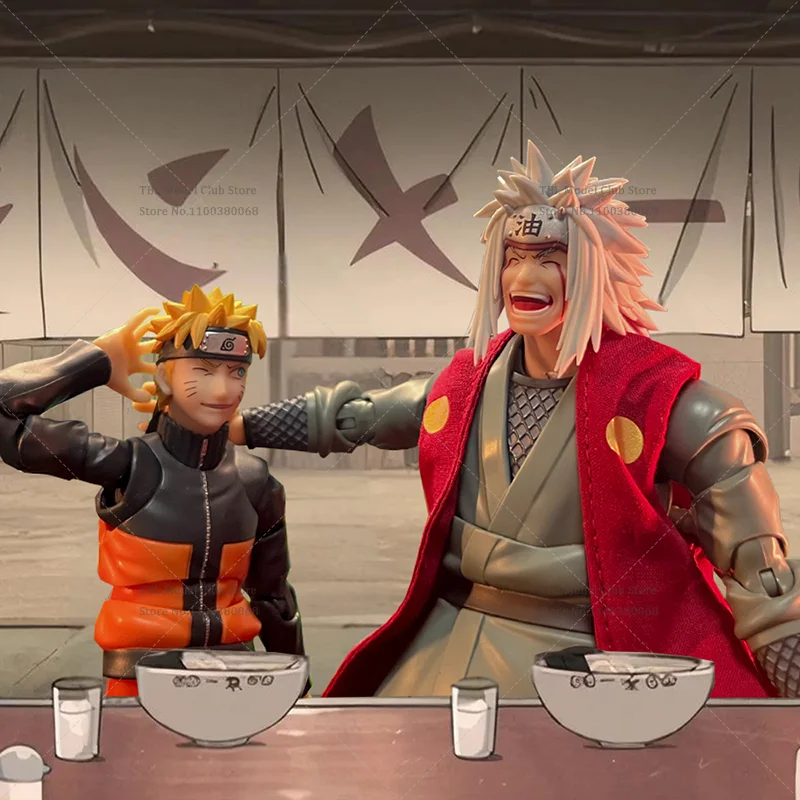 Roupas masculinas em escala 1/12, colete vermelho, hinokuni, konha no shinobi naruto jiraiya, sapo imortal para shf, figura de ação de 6 polegadas, soldado