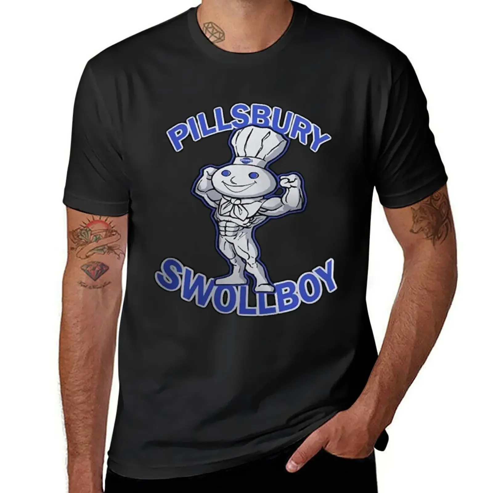 

Pillsbury swollboy T-Shirt plus size tops graphic shirts oversized mens designer clothes