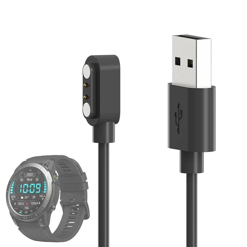 Dock Charger Adapter Smartwatch USB Charging Cable Power Charge Wire For Zeblaze Ares 3 Pro Sport Smart Watch Accessories