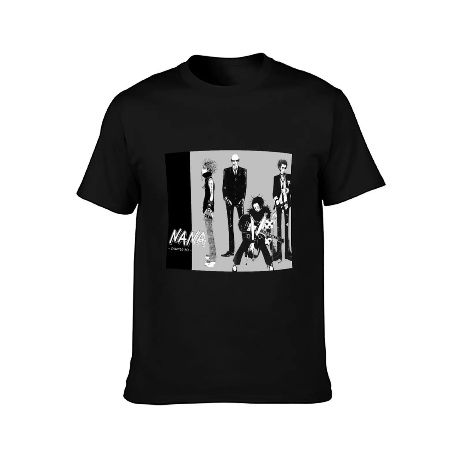 Black Stones NaNa chapter 30 T-Shirt Urban Style Casual Short Sleeve Top T-Shirt