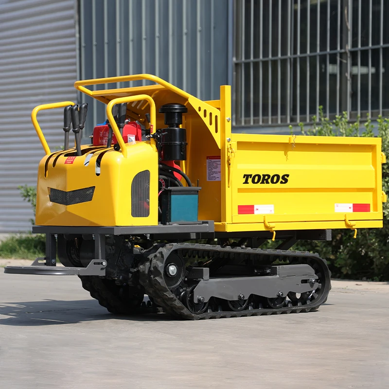 

Customized Automatic Manual Mini Tracked Dumper Hydraulic Diesel Dump Transporter Multifunctional Crawler Mini Dumper Truck