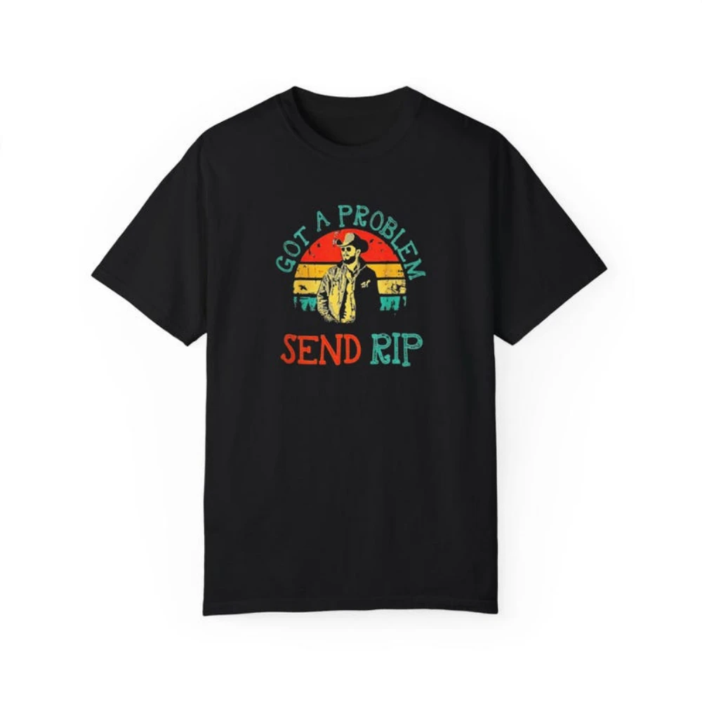 Yellowstone Rip Dutton Ranch Graphic T-Shirt Unisex Tee for Yellowstone Fans Vintage Style Yellowstone Gift for TV Show Lover